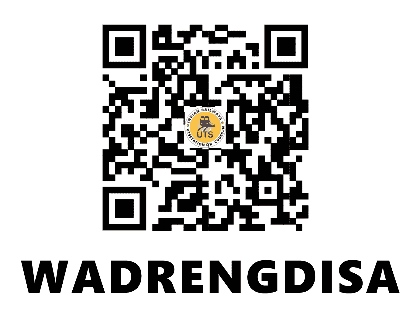 UTS QR Code for WADRENGDISA - WDA - NF (ASSAM)