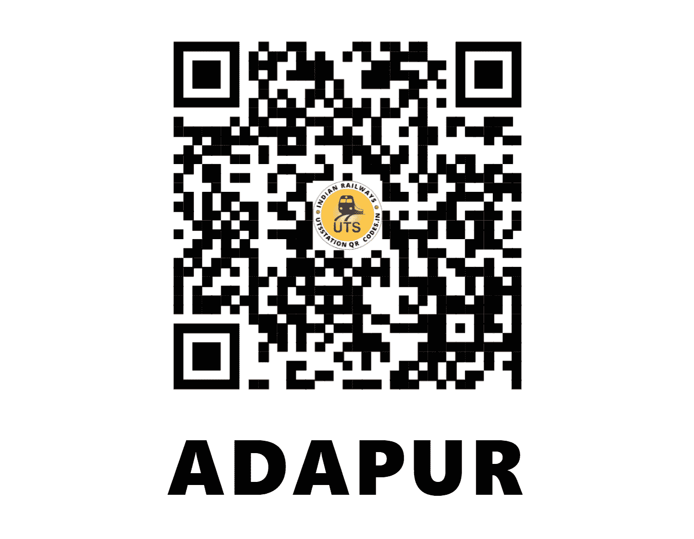 UTS QR Code for ADAPUR - ADX - EC (BIHAR)