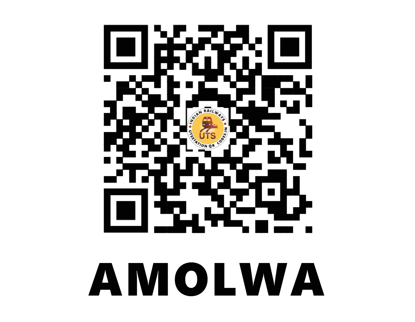 UTS QR Code for AMOLWA - AMO - EC (BIHAR)