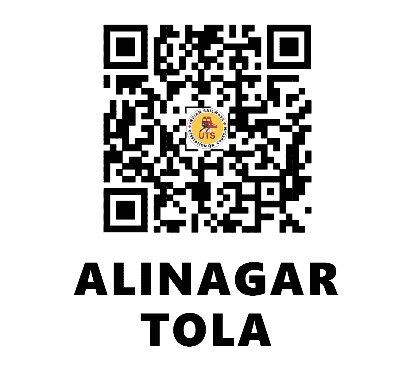 UTS QR Code for ALINAGAR TOLA - ATX - EC (BIHAR)
