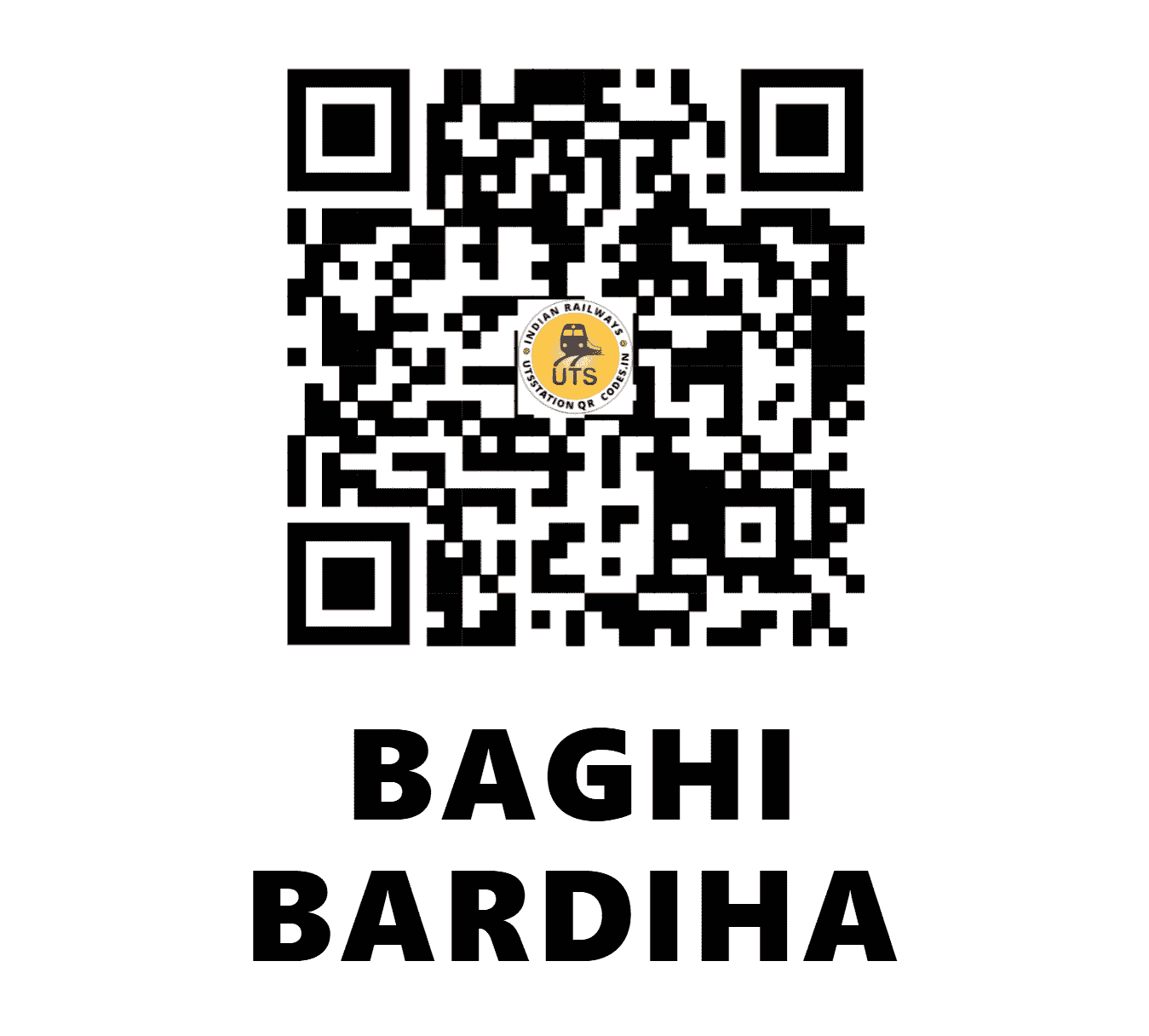 UTS QR Code for BAGHI BARDIHA - BBE - EC (BIHAR)