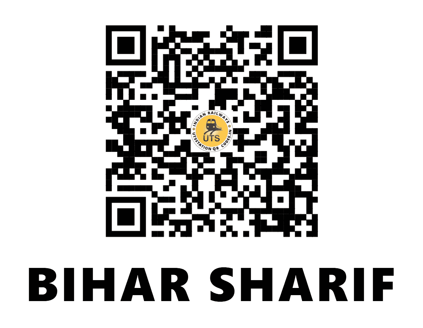 UTS QR Code for BIHAR SHARIF - BEHS - EC (BIHAR)