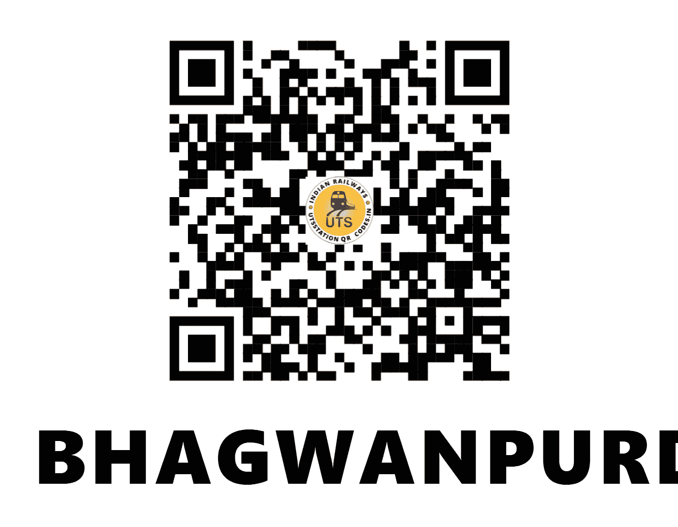 UTS QR Code for BHAGWANPURDESUA - BGDS - EC (BIHAR)