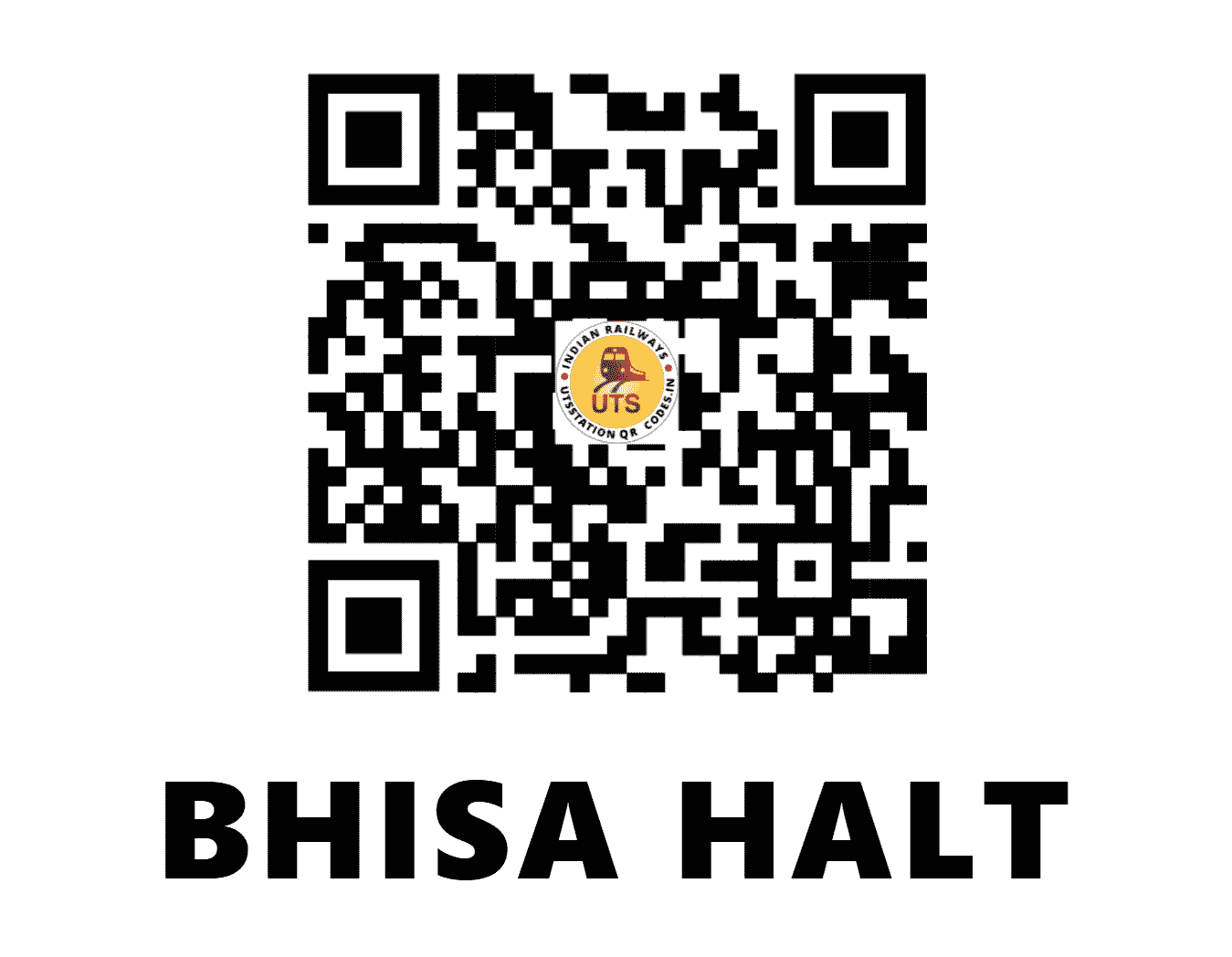 UTS QR Code for BHISA HALT - BHSA - EC (BIHAR)
