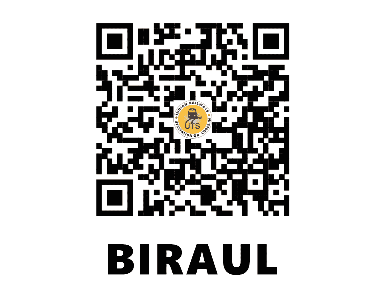 UTS QR Code for BIRAUL - BIRL - EC (BIHAR)