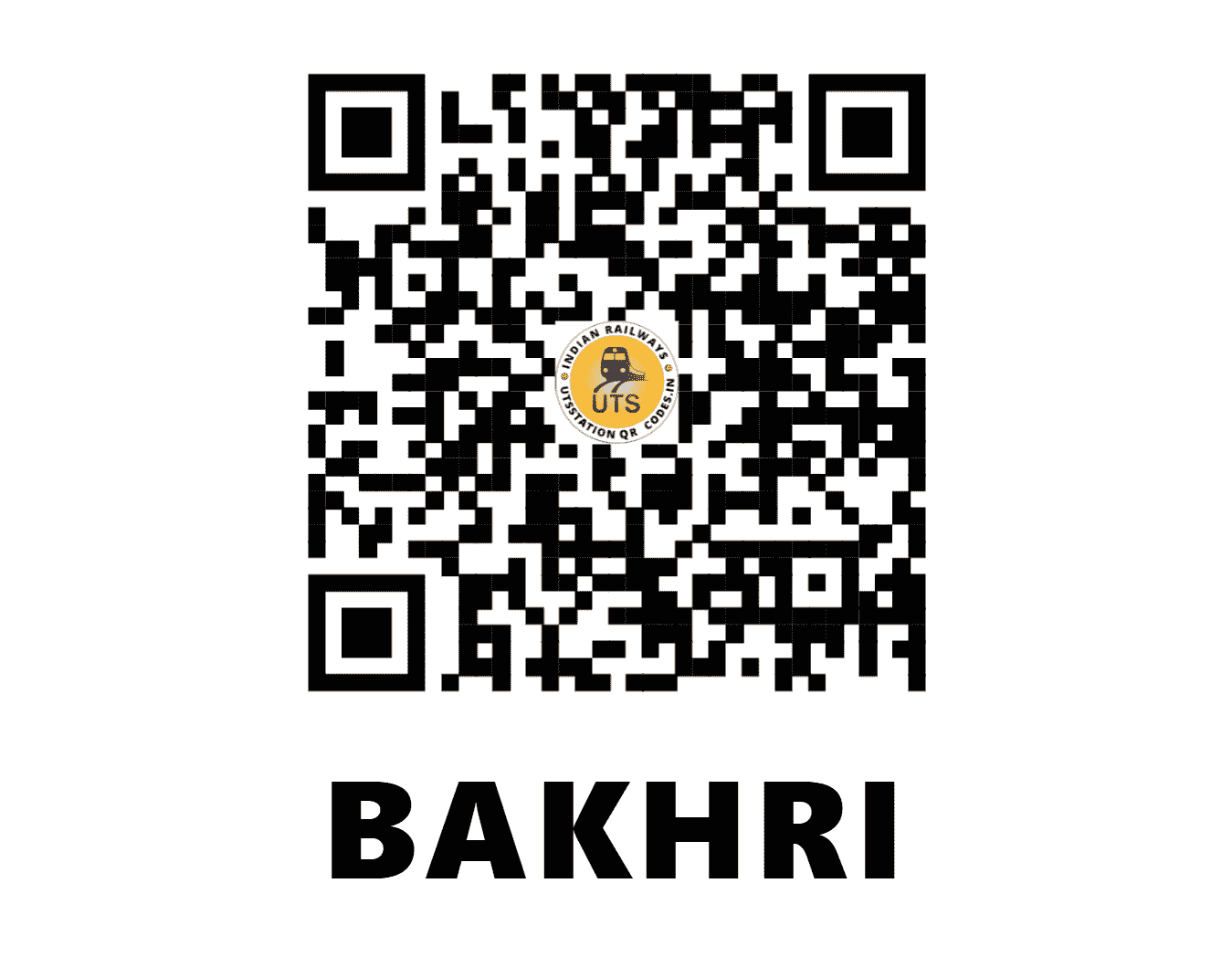 UTS QR Code for BAKHRI - BKHR - EC (BIHAR)