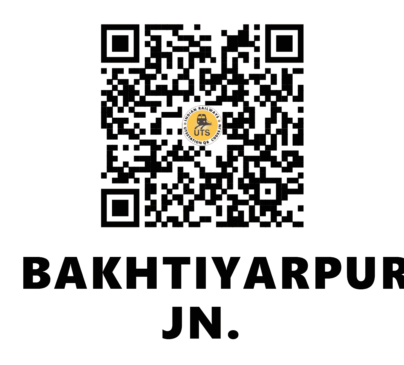 UTS QR Code for BAKHTIYARPUR JN. - BKP - EC (BIHAR)