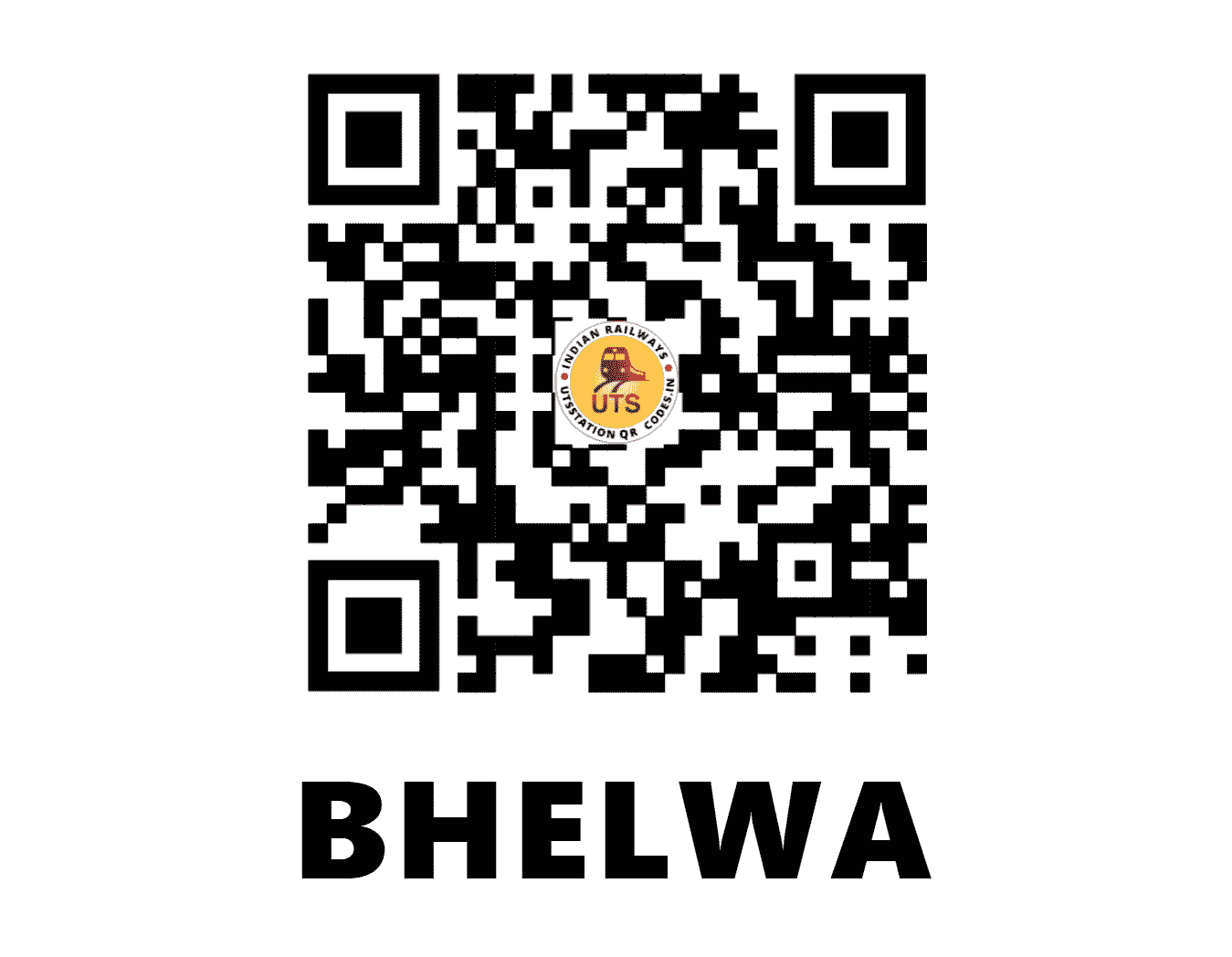 UTS QR Code for BHELWA - BLV - EC (BIHAR)