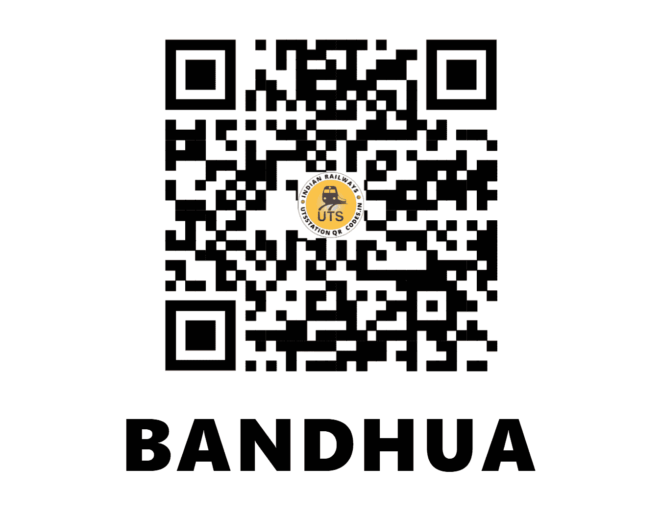 UTS QR Code for BANDHUA - BNF - EC (BIHAR)