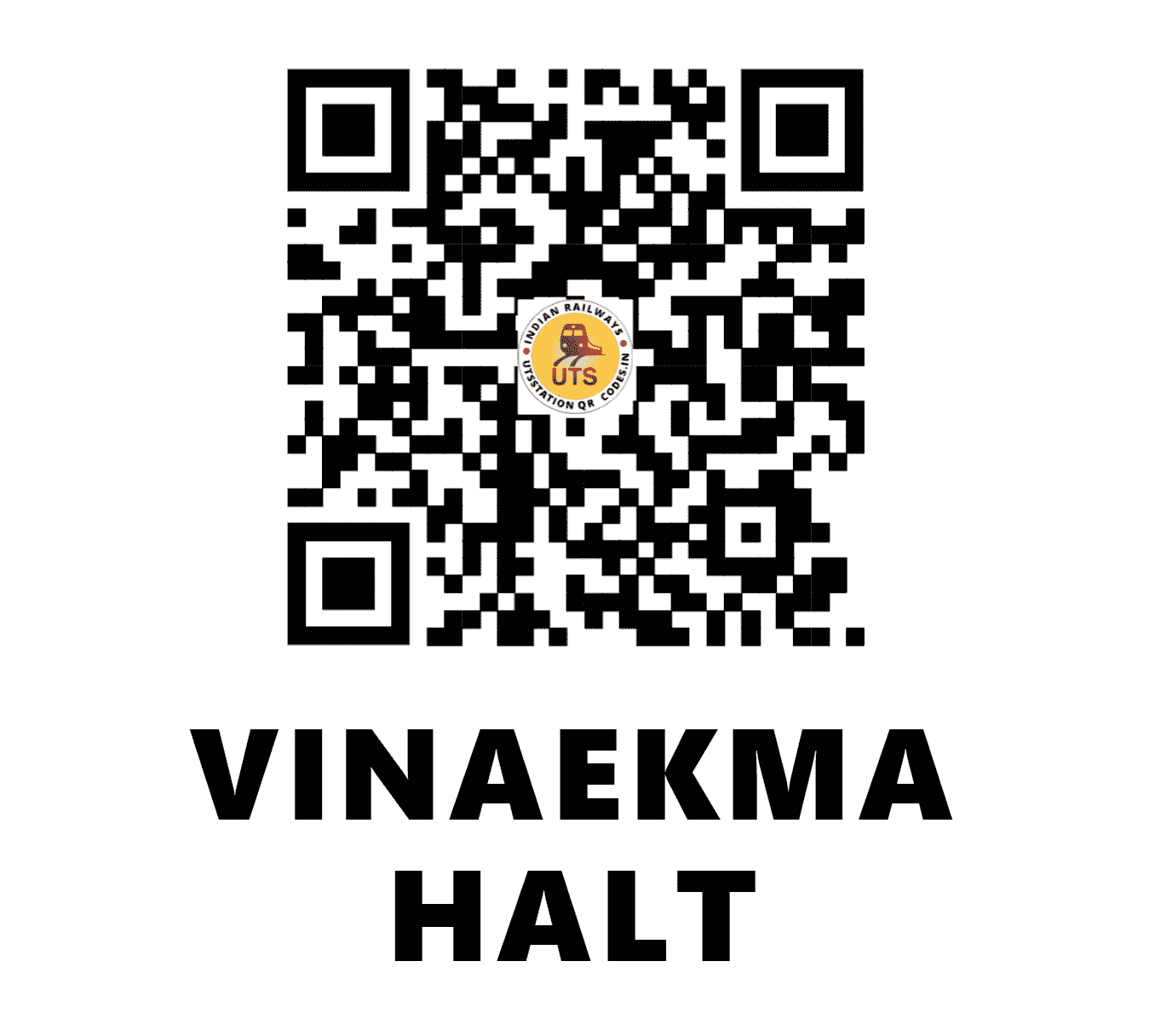 UTS QR Code for VINAEKMA HALT - BNKM - EC (BIHAR)