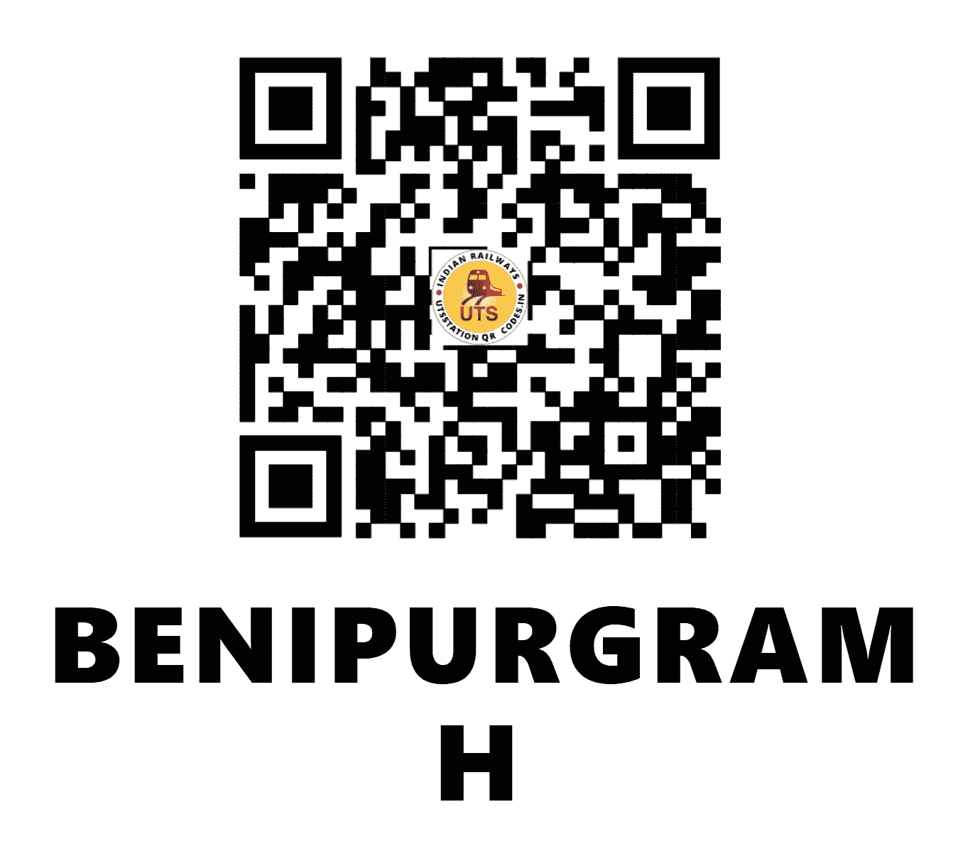 UTS QR Code for BENIPURGRAM H - BPGR - EC (BIHAR)