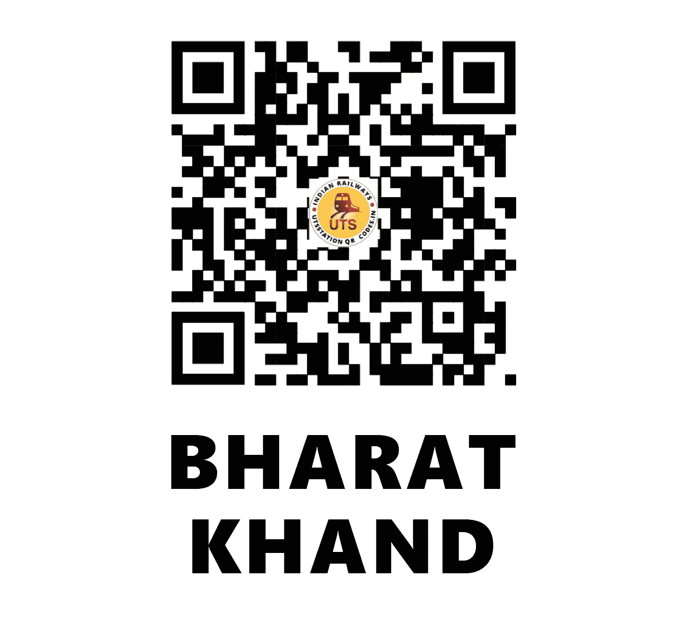 UTS QR Code for BHARAT KHAND - BRKD - EC (BIHAR)
