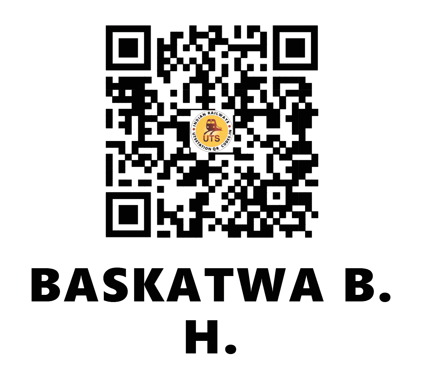 UTS QR Code for BASKATWA B. H. - BSCP - EC (BIHAR)