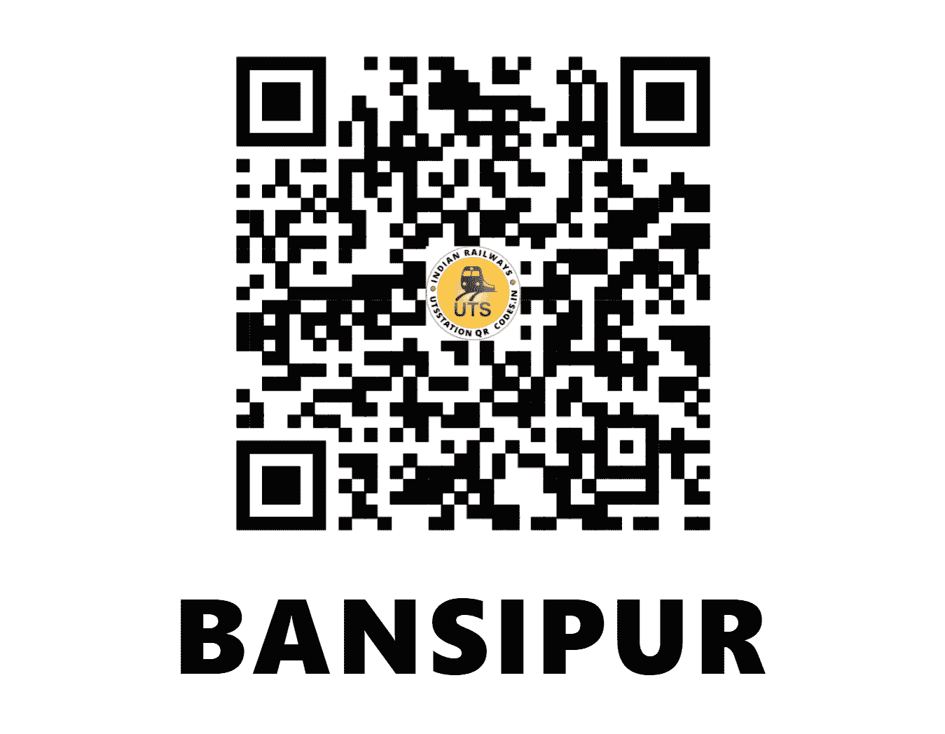 UTS QR Code for BANSIPUR - BSQP - EC (BIHAR)