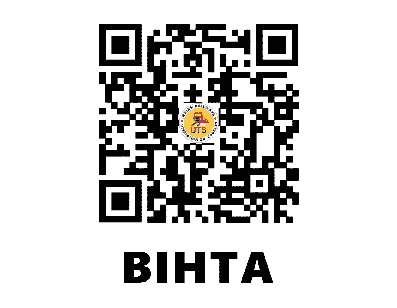 UTS QR Code for BIHTA - BTA - EC (BIHAR)