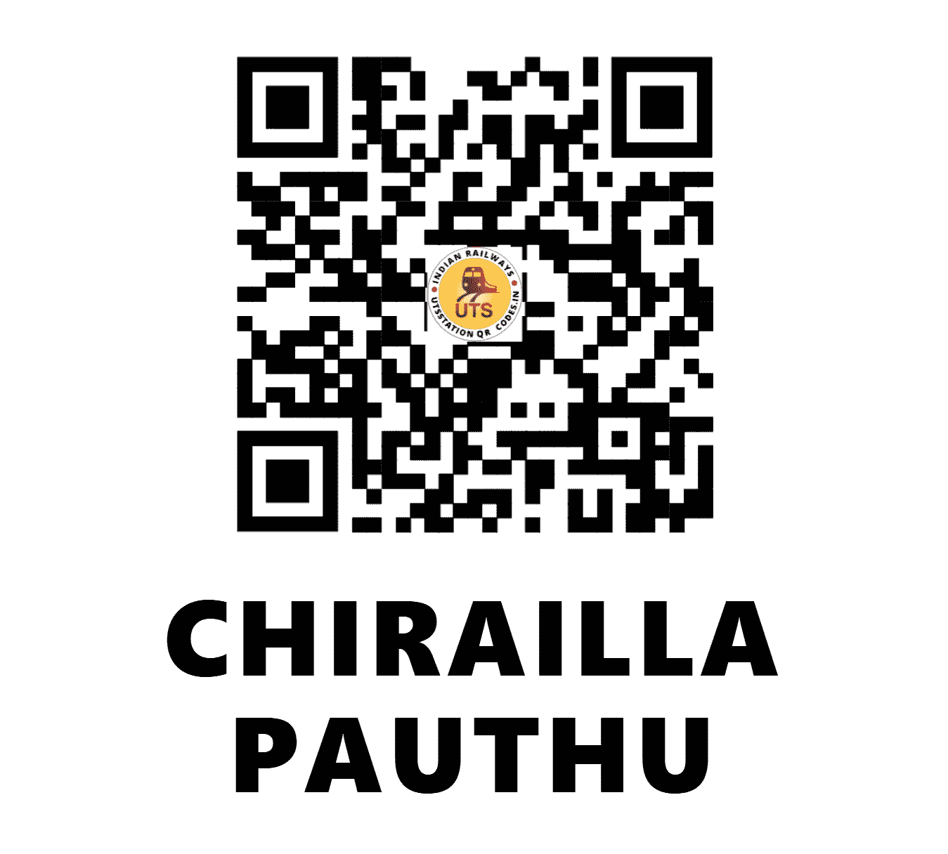 UTS QR Code for CHIRAILLA PAUTHU - CPBH - EC (BIHAR)