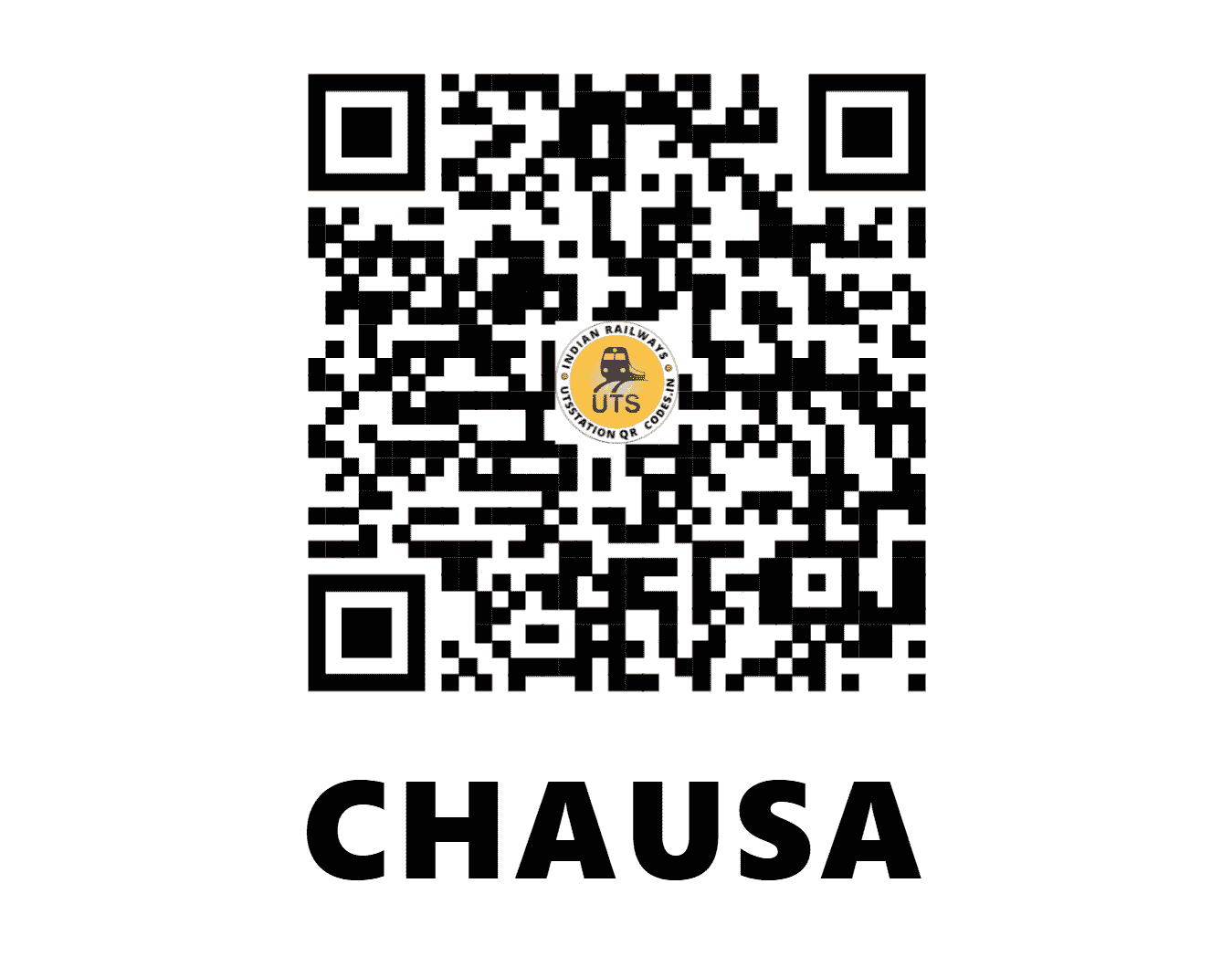 UTS QR Code for CHAUSA - CSA - EC (BIHAR)