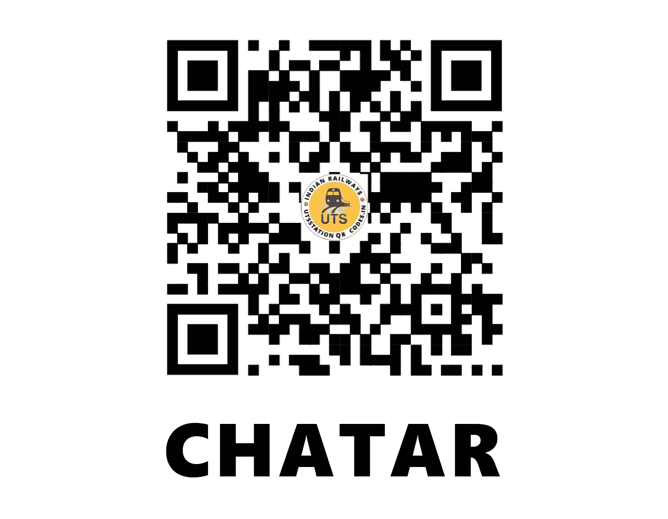 UTS QR Code for CHATAR - CTHT - EC (BIHAR)