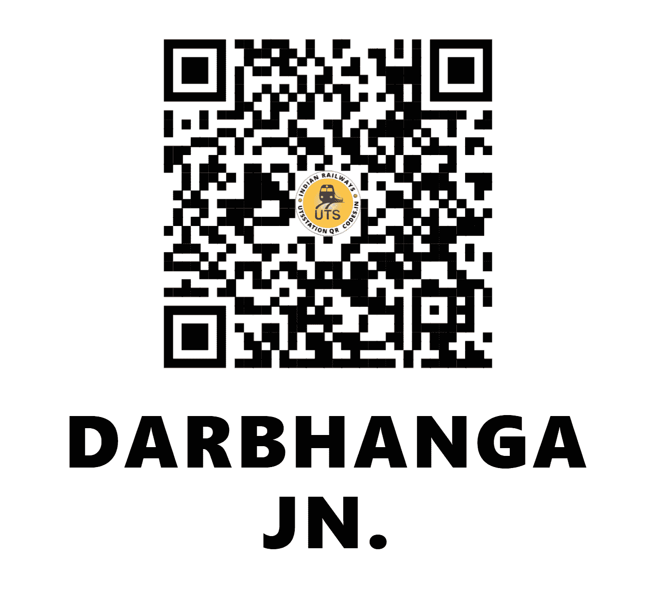 UTS QR Code for DARBHANGA JN. - DBG - EC (BIHAR)