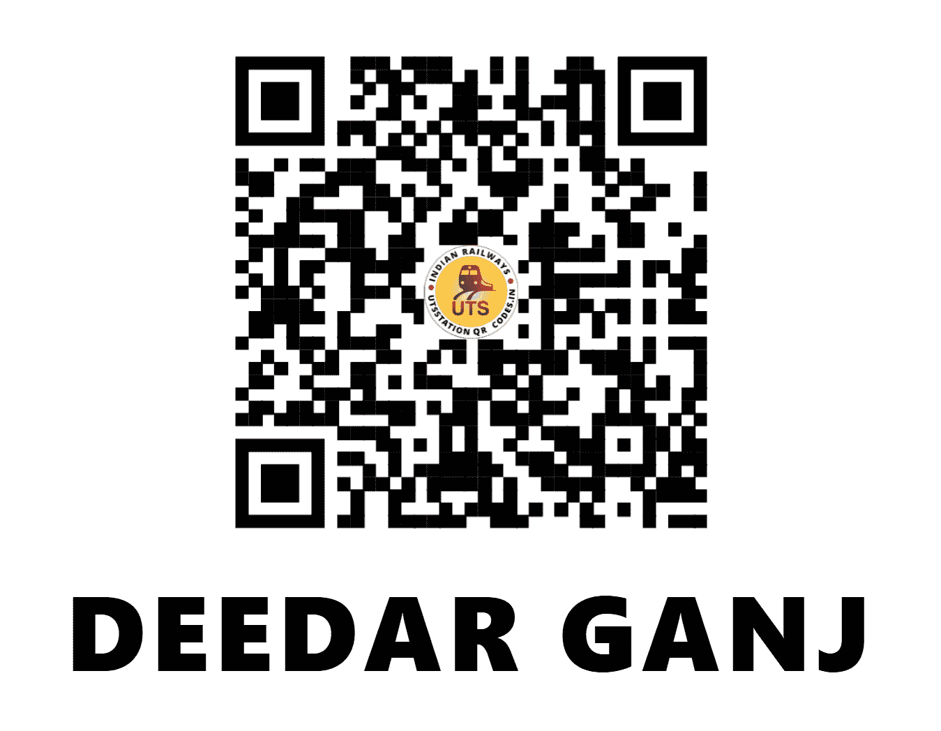 UTS QR Code for DEEDAR GANJ - DDGJ - EC (BIHAR)