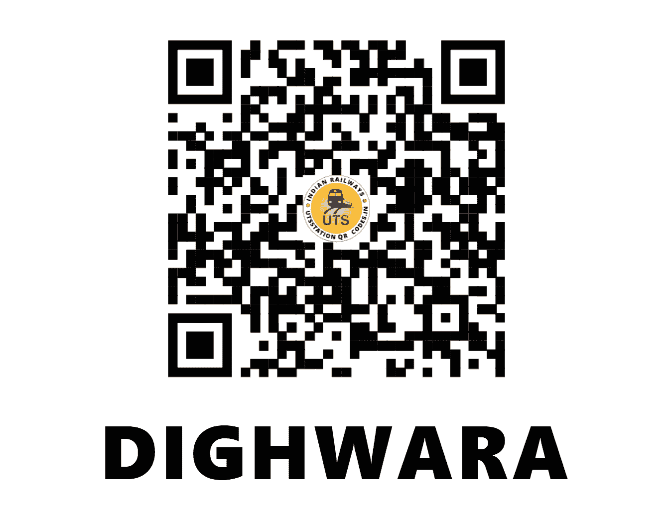 UTS QR Code for DIGHWARA - DGA - EC (BIHAR)