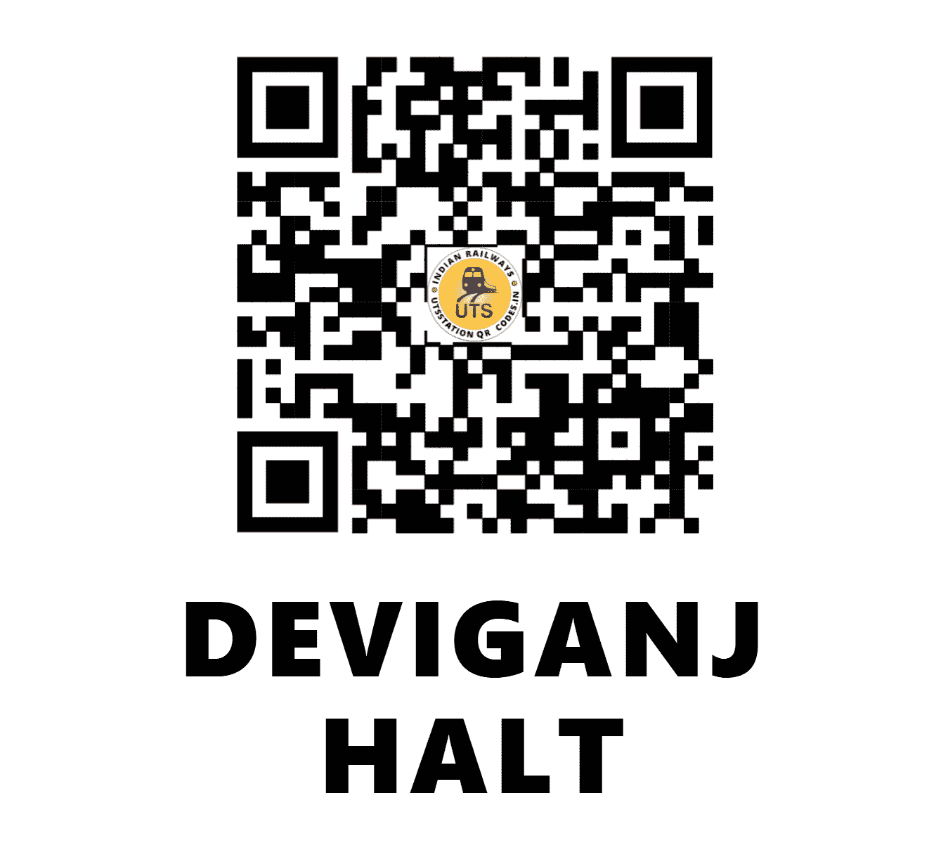 UTS QR Code for DEVIGANJ HALT - DGZ - EC (BIHAR)