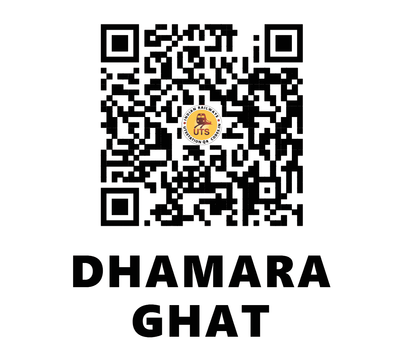 UTS QR Code for DHAMARA GHAT - DHT - EC (BIHAR)