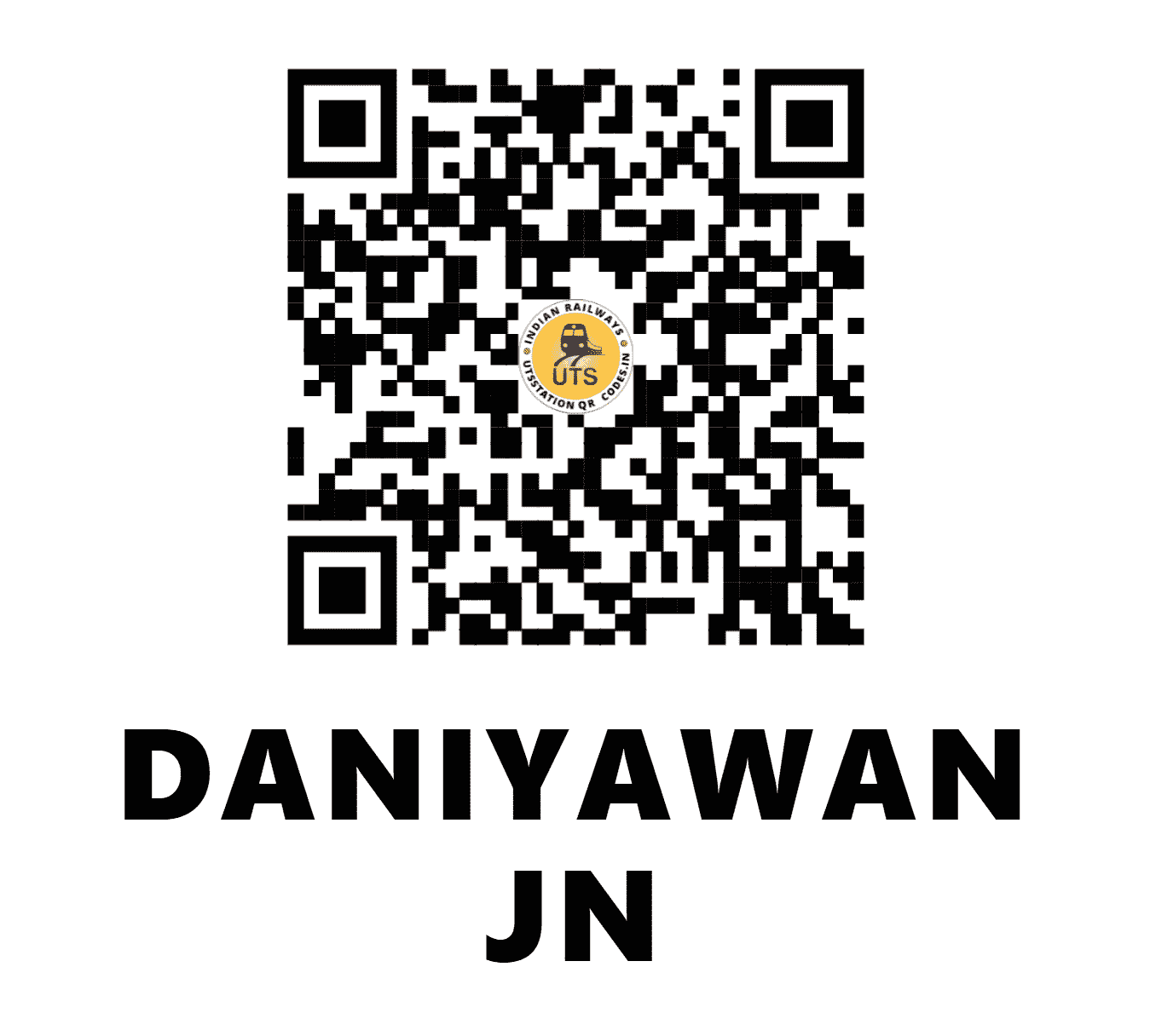 UTS QR Code for DANIYAWAN JN - DHWN - EC (BIHAR)