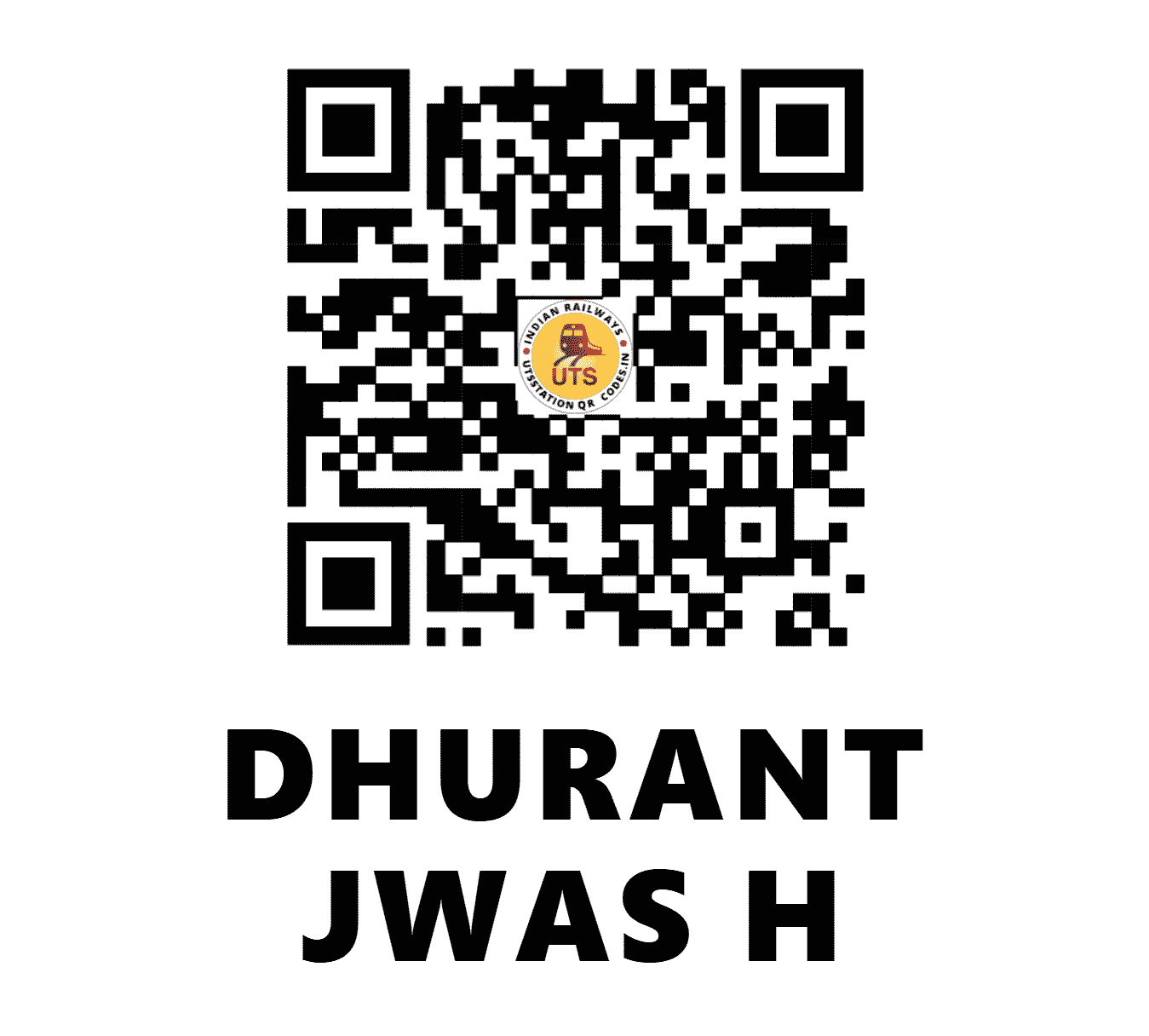 UTS QR Code for DHURANT JWAS H - DJS - EC (BIHAR)
