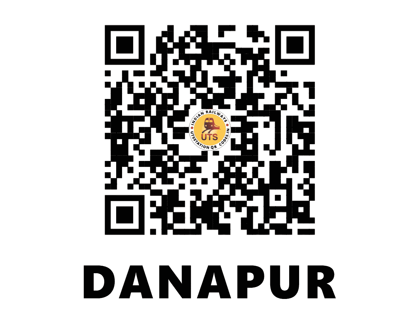 UTS QR Code for DANAPUR - DNR - EC (BIHAR)