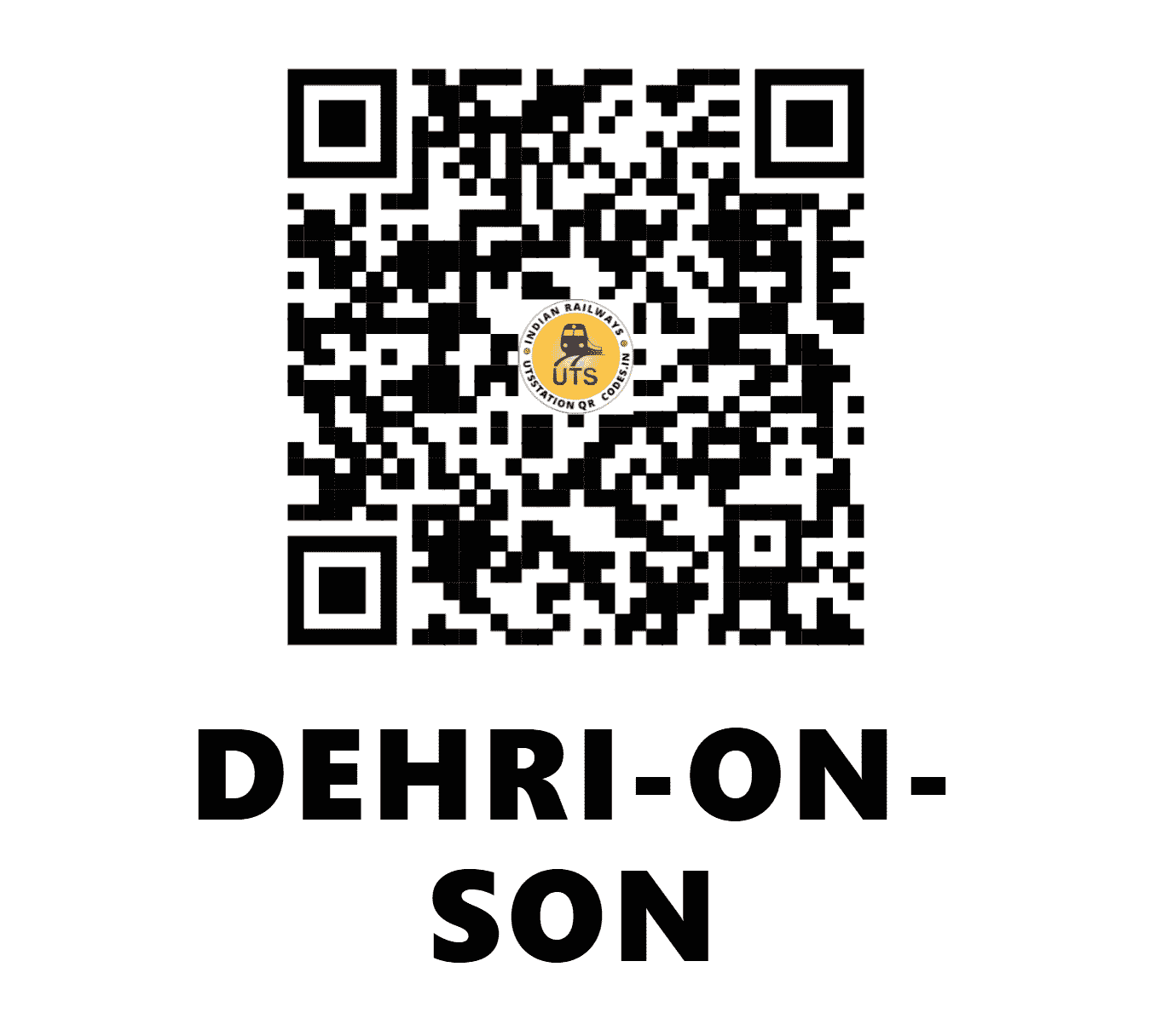 UTS QR Code for DEHRI-ON-SON - DOS - EC (BIHAR)