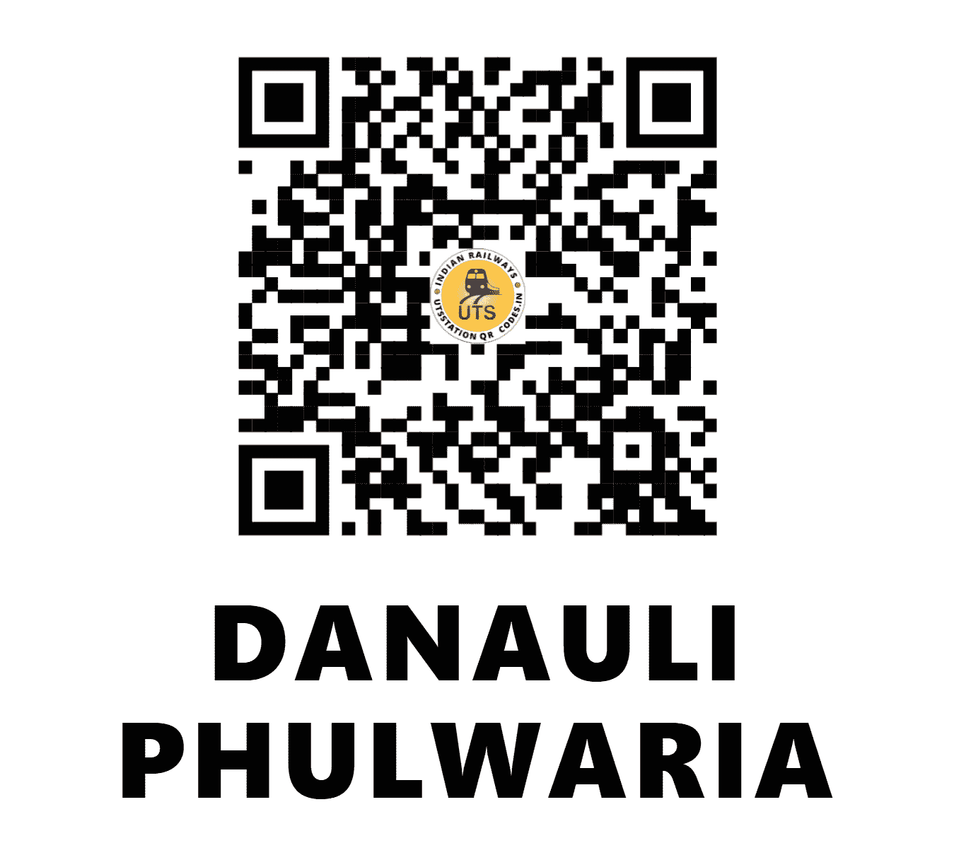UTS QR Code for DANAULI PHULWARIA - DPL - EC (BIHAR)