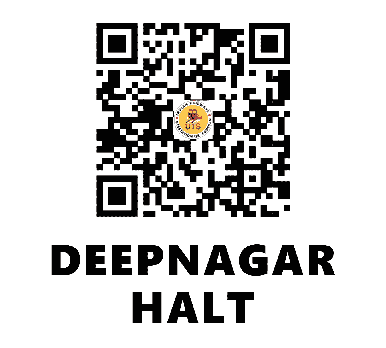 UTS QR Code for DEEPNAGAR HALT - DPNR - EC (BIHAR)