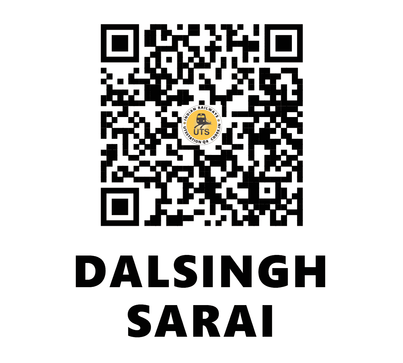 UTS QR Code for DALSINGH SARAI - DSS - EC (BIHAR)