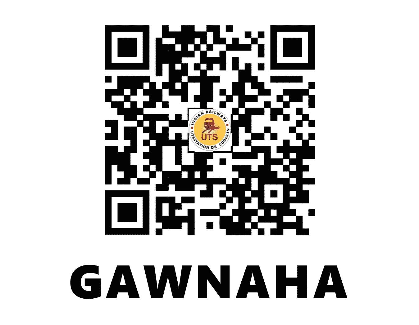 UTS QR Code for GAWNAHA - GAH - EC (BIHAR)
