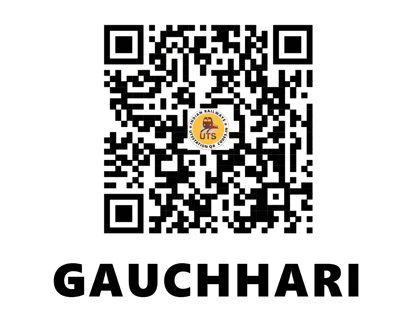 UTS QR Code for GAUCHHARI - GAI - EC (BIHAR)