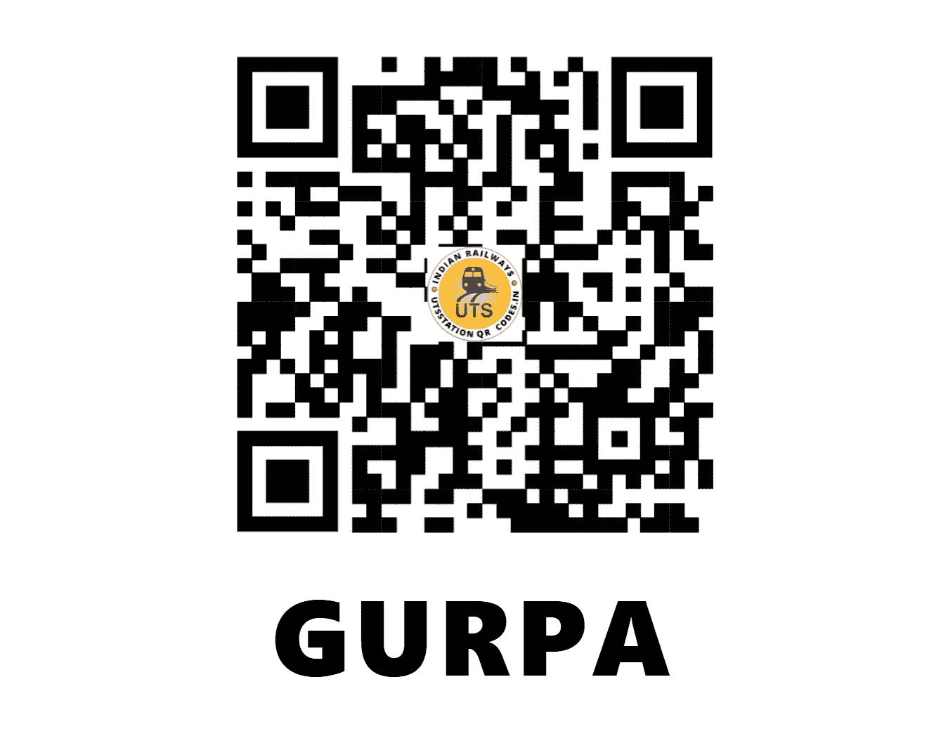 UTS QR Code for GURPA - GAP - EC (BIHAR)