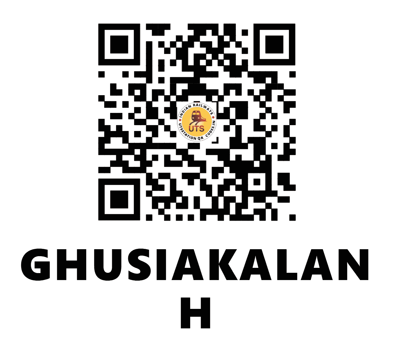 UTS QR Code for GHUSIAKALAN H - GSK - EC (BIHAR)