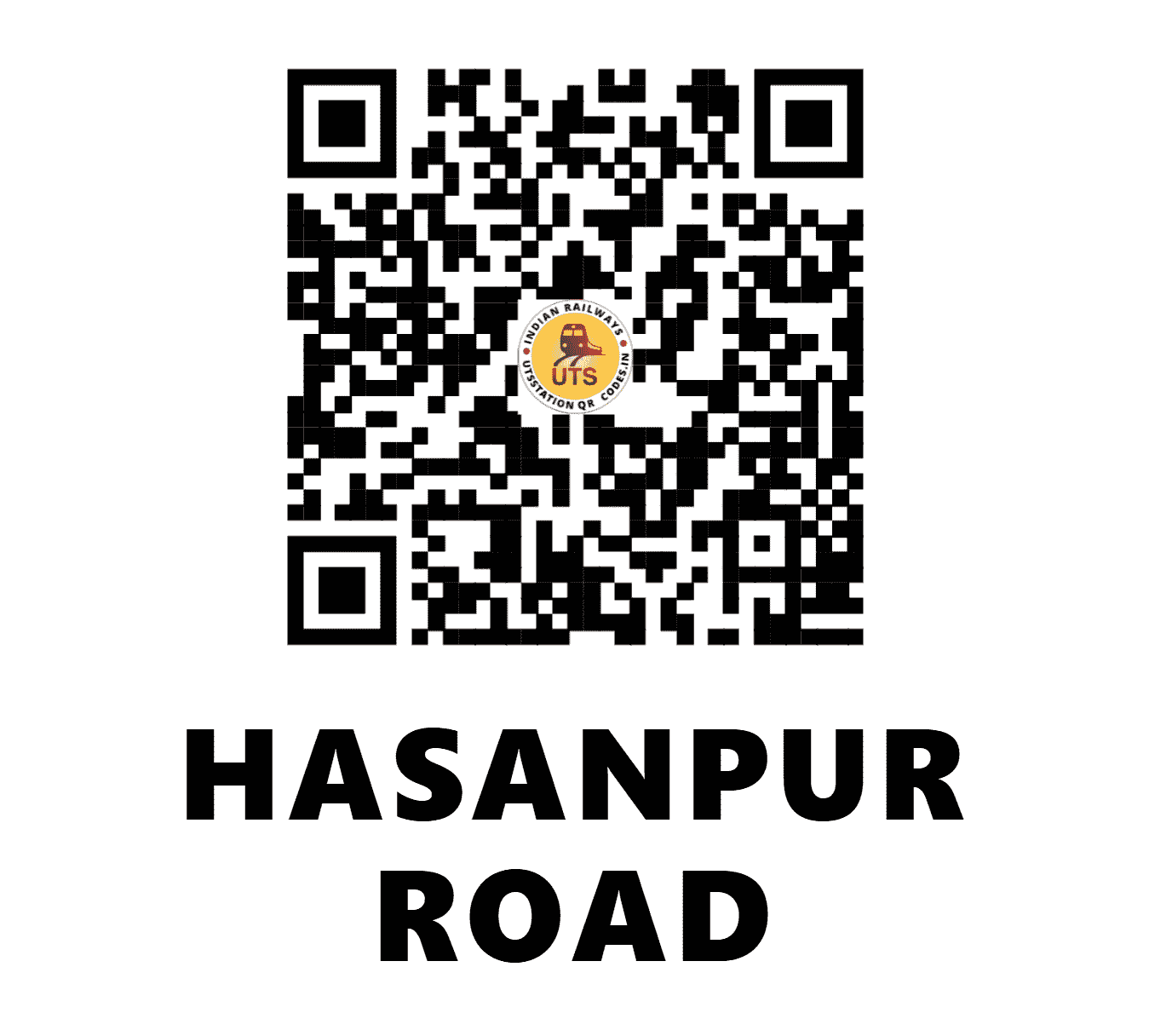 UTS QR Code for HASANPUR ROAD - HPO - EC (BIHAR)