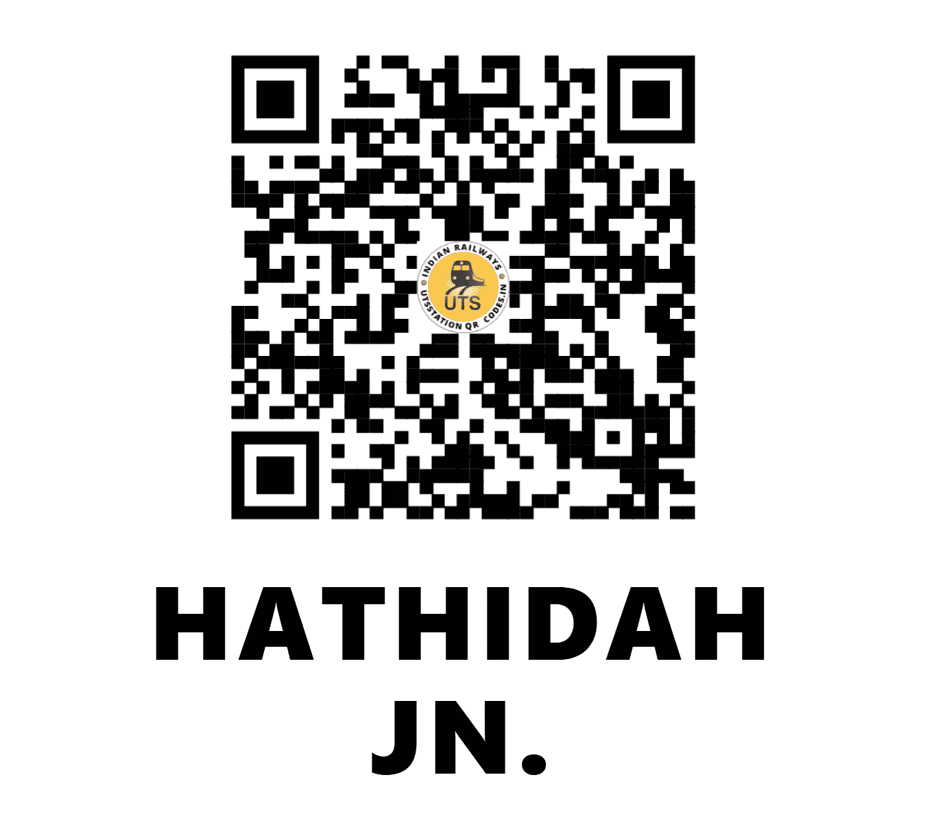 UTS QR Code for HATHIDAH JN. - HTZ - EC (BIHAR)