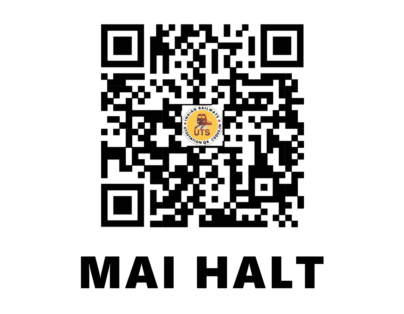 UTS QR Code for MAI HALT - IAM - EC (BIHAR)