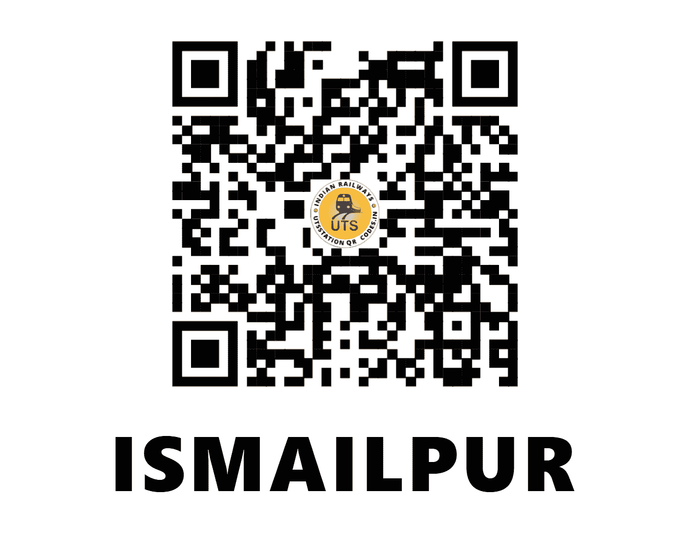 UTS QR Code for ISMAILPUR - IMGE - EC (BIHAR)