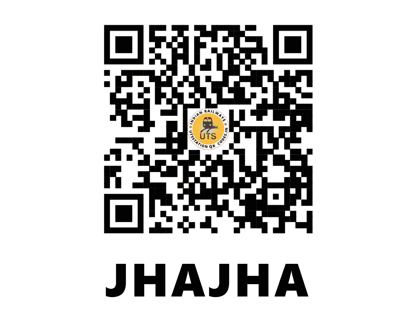 UTS QR Code for JHAJHA - JAJ - EC (BIHAR)