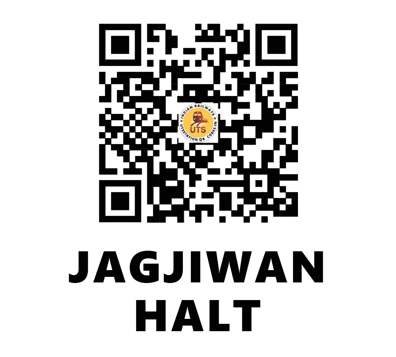 UTS QR Code for JAGJIWAN HALT - JGWL - EC (BIHAR)