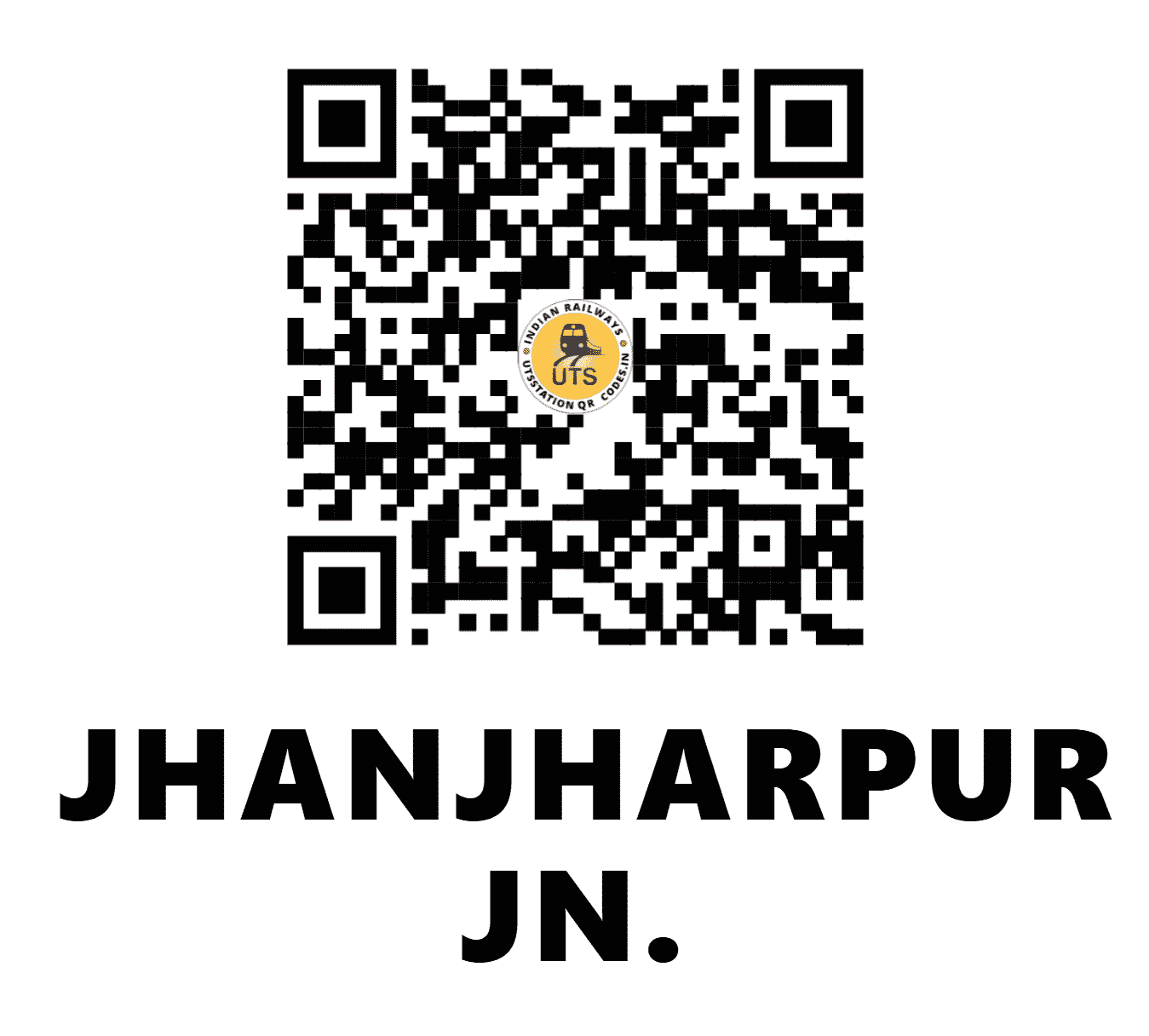 UTS QR Code for JHANJHARPUR JN. - JJP - EC (BIHAR)