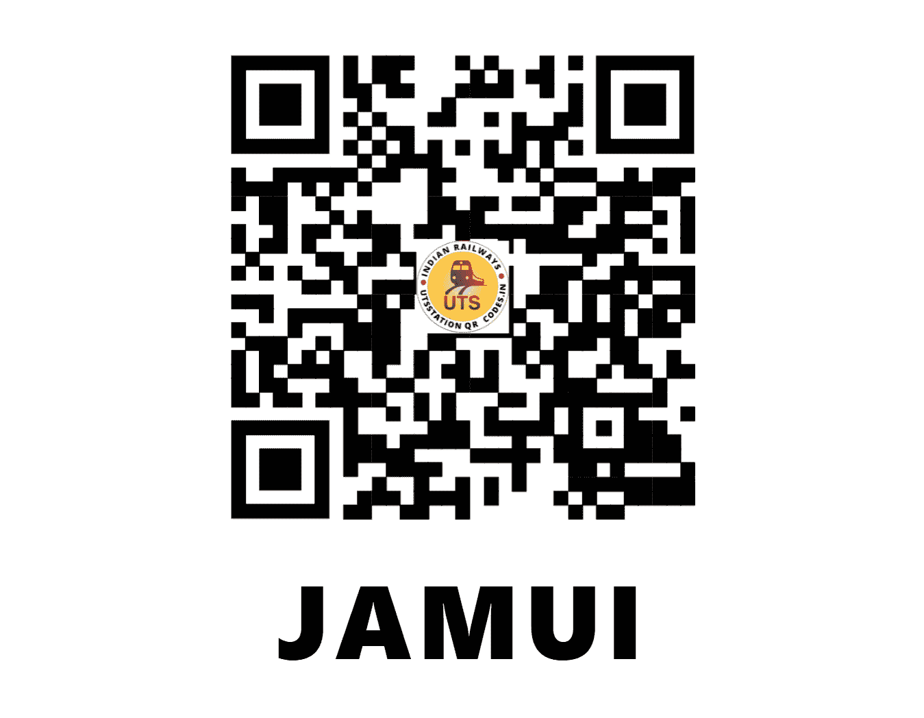 UTS QR Code for JAMUI - JMU - EC (BIHAR)