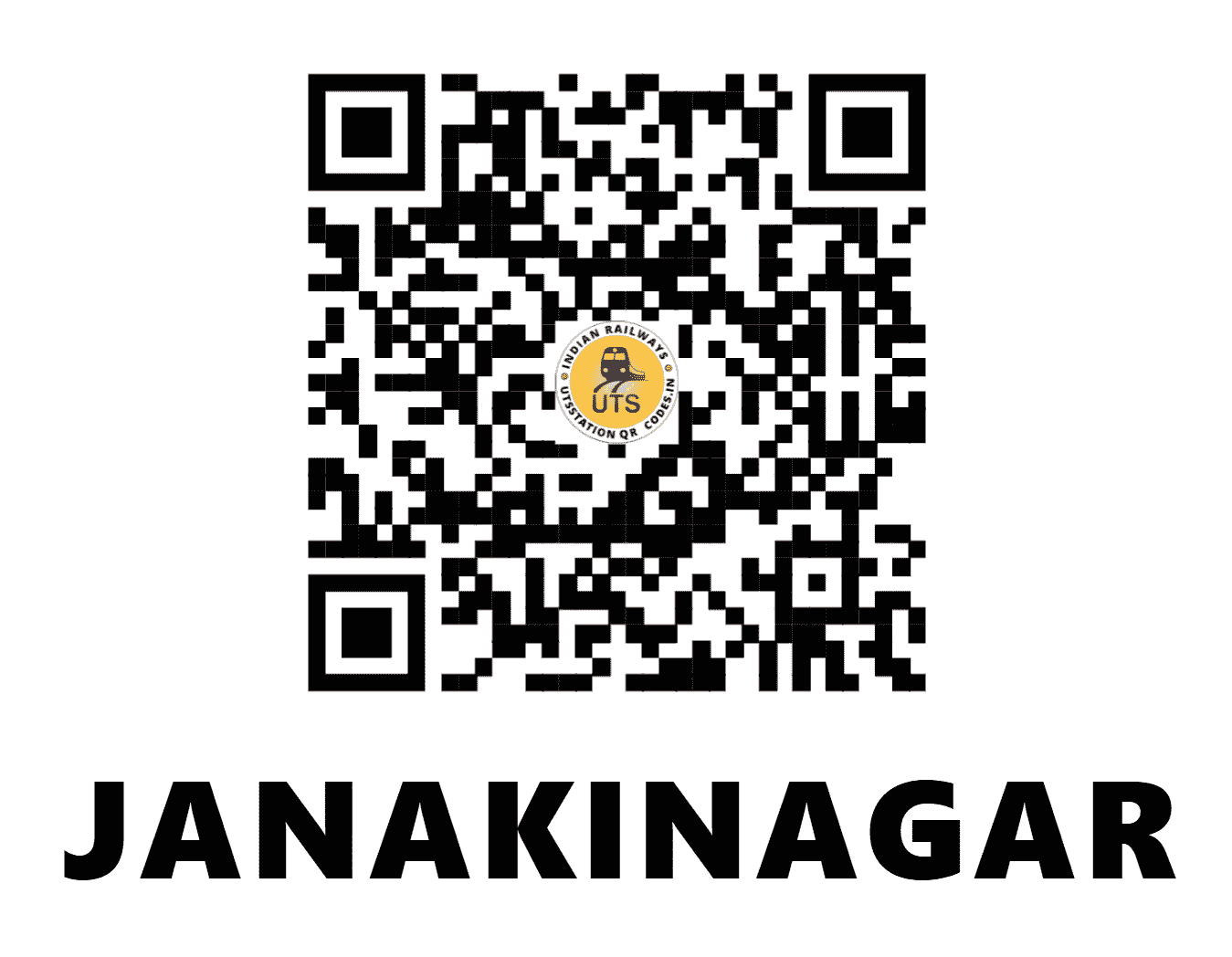 UTS QR Code for JANAKINAGAR - JNKR - EC (BIHAR)