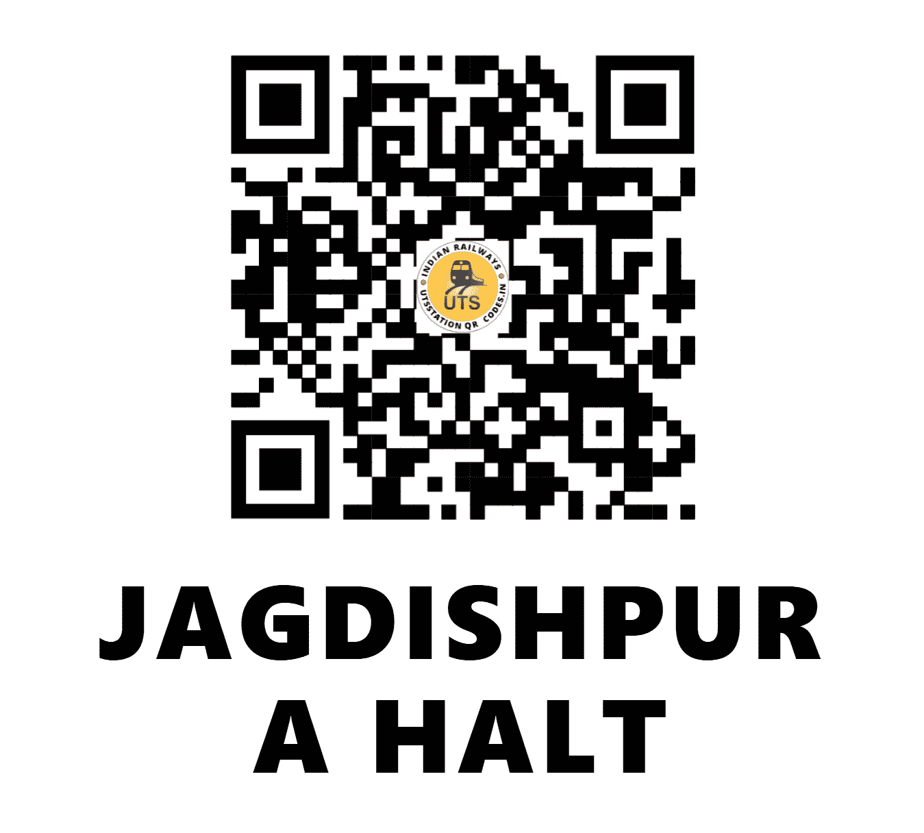 UTS QR Code for JAGDISHPUR A HALT - JPAH - EC (BIHAR)