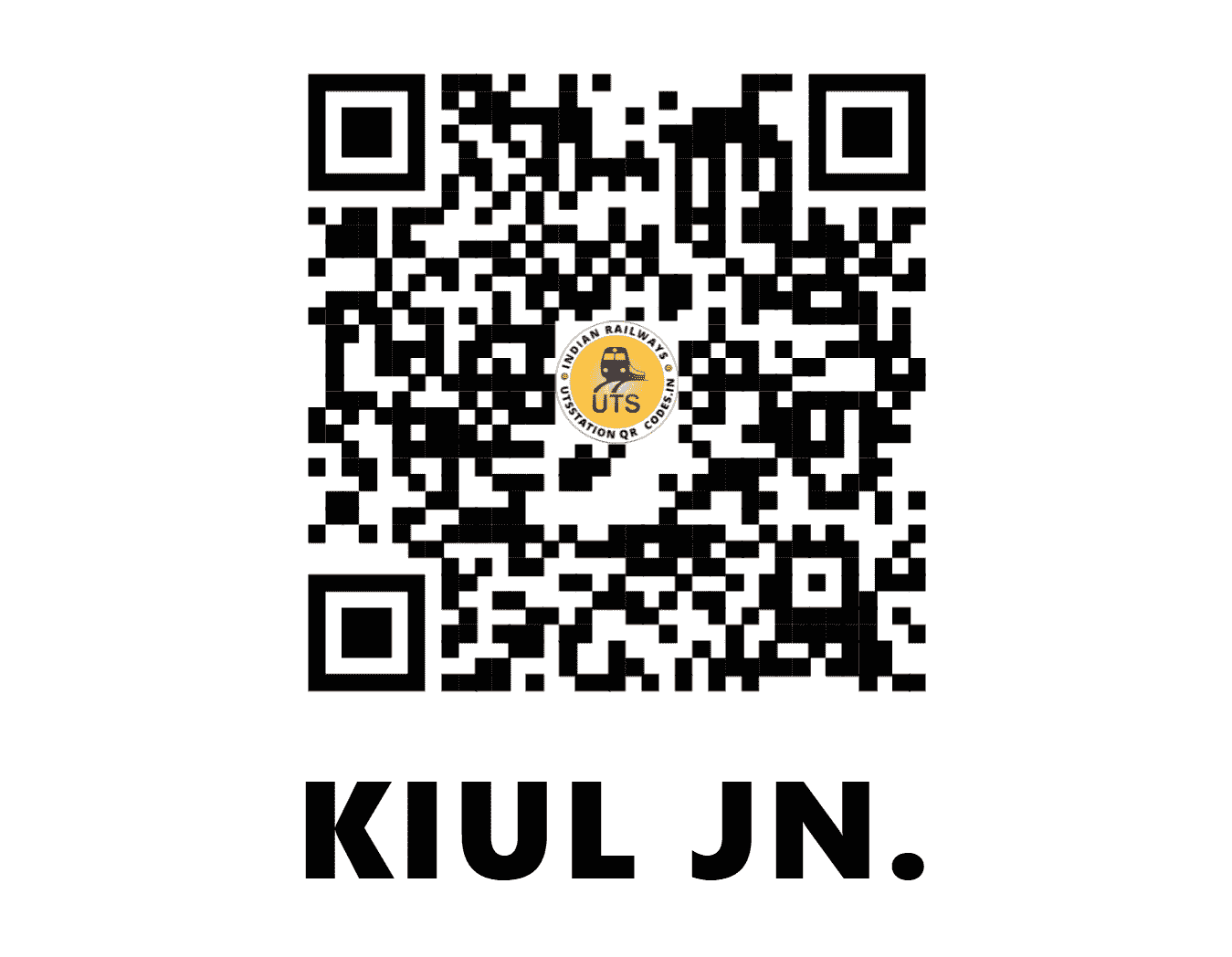 UTS QR Code for KIUL JN. - KIUL - EC (BIHAR)