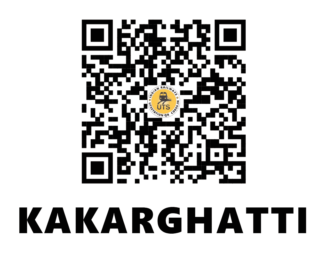 UTS QR Code for KAKARGHATTI - KKHT - EC (BIHAR)